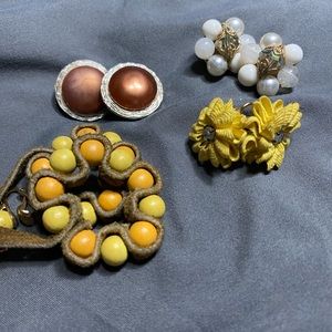 Four-pack ONE OF A KIND Handmade Earrings